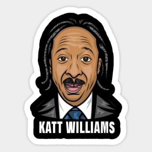 Katt Williams Funny Face Sticker